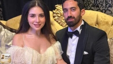 الفنانة مي عز الدين وزوجها