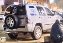 سيارة بعلم إسرائيل في كرداسة