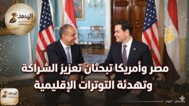 وزيرا الخارجية المصري والأمريكي