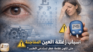 أسباب زغللة العين المفاجئة