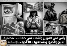 "محامية" تقتل وتقطع والدتها المسنة في الإسكندرية