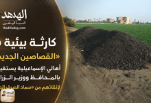 كارثة بيئية بـ «القصاصين الجديدة».. أهالي الإسماعيلية يستغيثون بالمحافظ ووزير الزراعة لإنقاذهم من «سماد الصرف الصحي»
