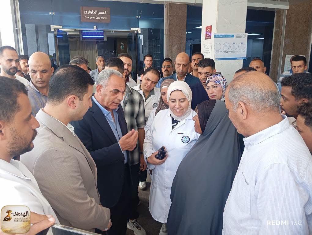 adba0652 7984 4ef5 a76e 36a8a09f1b4a محافظ الإسماعيلية يطمئن على مصابي «حادث الدواويس» بمستشفى القصاصين