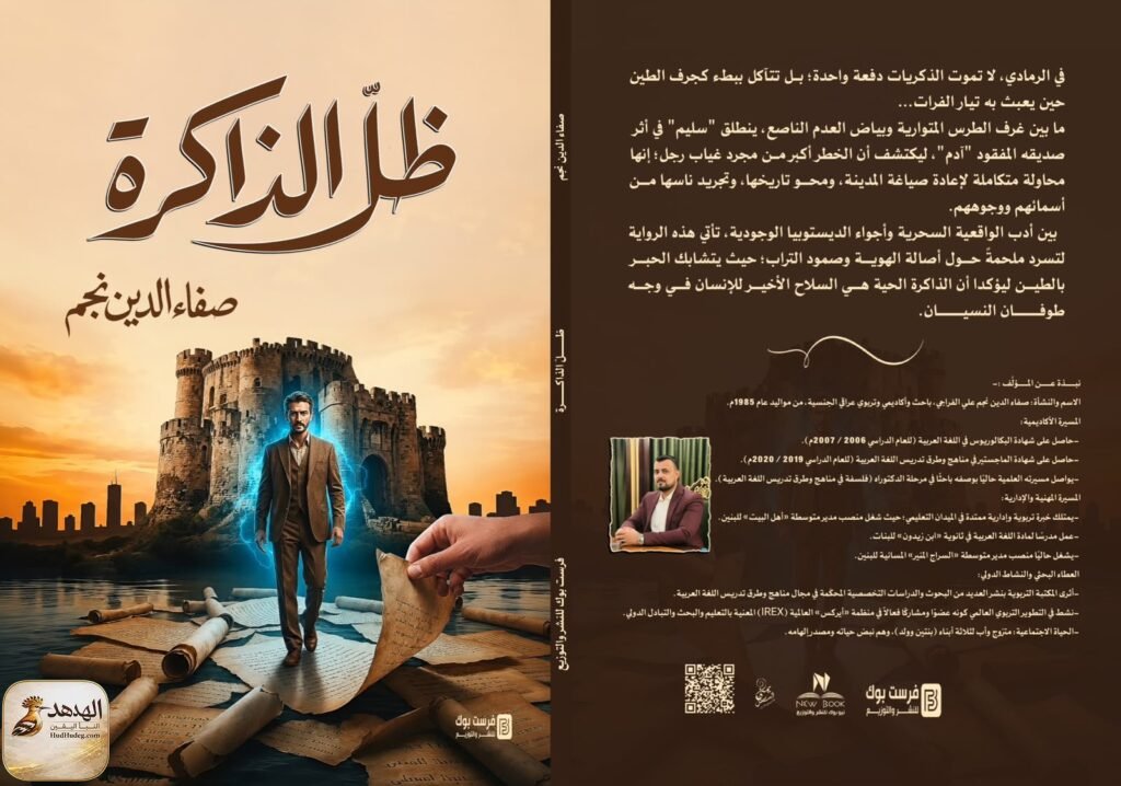 zel zakra رواية «ظلّ الذاكرة» للكاتب العراقي صفاء الدين نجم