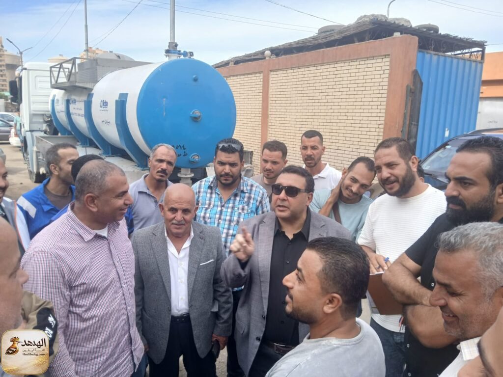 رئيس مياه القناة يتفقد جراج سيارات والورشة الميكانيكية المركزية ومحطة ابوعطوة الرئيسية